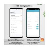 100 Db Akıllı Siren (,smart Life, ZIGBEE2MQTT Uyumlu) - standart