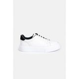 %100 Deri Termo Taban Beyaz Erkek Sneaker Ayakkabı