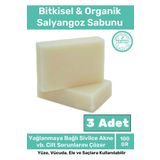 %100 Doğal 3'lü Orijinal Salyangoz Sabunu Güzel Kokulu El Yüz Saç Vücut Cilt Sabunu