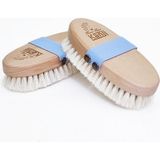 %100 Doğal At Kılı Masaj ve Kuru Fırçalama Için Bebe Mavi Kemerli Vücut Peeling Selülit Fırçası - 0-Kahverengi - Option-1