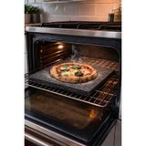 %100 DOĞAL BAZALT PİZZA TAŞI I MANGAL TAŞI I BARBEKÜ TAŞI 30X35X2 CM