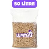%100 Doğal Çam Peleti Kedi Kumu 50LT (25 Kg) Tozsuz Çuval Gönderi (Soba Için Uygundur)
