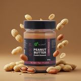 %100 Doğal Fıstık Ezmesi - Koruyucu içermez, Şekersiz, %100 Doğal - 325 gr