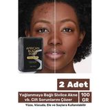 100% Doğal Güzel Kokulu El Yüz Saç Vücut Cilt Onaran Kolajen Etkili Afrika Bitkisel Sabun 2 Adet