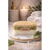 %100 Doğal Kabak Lifli Sabun - Alovera & Keçi Sütü - 100 Gr