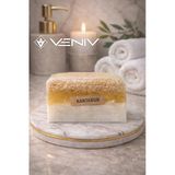 %100 Doğal Kabak Lifli Sabun - Kantaron & Keçi Sütü - 100 Gr