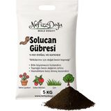 %100 Doğal Solucan Gübresi 5 kg (10 L) – Organik Bitki Besini, Saksı ve Bahçe Bitkileri Için