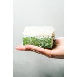 %100 El Yapımı Doğal Kabak Lifli Aloe Vera Sabunu, Yüz ve Vücut Sabunu, Peeling Sabunu, Nemlendirici Etkili Katı Sabun 120 Gr