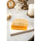 %100 El Yapımı Doğal Kabak Lifli Keçi Sütü Limonlu Sabun 120 Gr