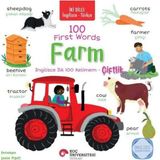 100 First Words Farms - İngilizce İlk 100 Kelimem - İki Dilli: İngilizce - Türkçe