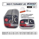 %100 FLOUROCARBON MİSİNA OWNER Tournament Fc 50m Super Clear 0,31MM