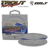 %100 FLOUROCARBON MİSİNA Wily SİNKİNG Trout 30mt FARKLI BEDENLER 0,60MM