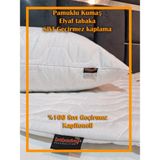 %100 Geçirmez Yastık Alezi Kapitoneli Kabartılı 1 Adet - 50 x 70 cm - Beyaz