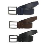 %100 Hakiki Deri 3'lü Süper Set 3.5 cm Kumaş Pantolon Kemeri, 3lü.81-83-84