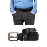 %100 Hakiki Deri, Efsane Füme Geniş Dilli, Siyah Kemer 4 cm x4cm-fume-GEN..dili