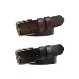 %100 Hakiki Deri, Efsane Füme Geniş Dilli; Siyah, Koyu Kahverengi 2'li Set Kemer 4 cm x2li-4cm-fume-GEN..dili