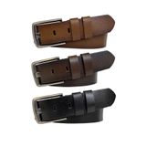 %100 Hakiki Deri, Efsane Füme Geniş Dilli; Siyah, Tosado, Koyu Kahverengi 3'lü Set Kemer 4 cm x3lu-4cm-fume-GEN..dili
