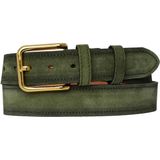 %100 Hakiki Deri, Gold Tokalı 4 cm Süet Açık Yeşil Kadın Kemeri; Kot, Spor Kemer=süet.76.açık.yeşil - 95 cm