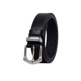 %100 Hakiki Deri Gümüş Tokalı, Metal Köprülü Kadın Kemeri, 3 cm 3cm-KD-41-gumus.Tk