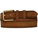 %100 Hakiki Deri, Nikel Tokalı 4 cm Süet Sütlü Kahverengi Kadın Kemeri; Kot, Spor Kemer=sü.70.n.stka - 105 cm