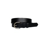 %100 Hakiki Deri Siyah İnce Kadın Kemeri, 3 cm; 3cm-KDN-35-Siyah.DÜZ