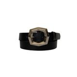 %100 Hakiki Deri Siyah İnce Kadın Kemeri, 3cm; 3cm-KDN-23-Siyah.DÜZ