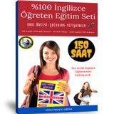 %100 İngilizce Öğreten Eğitim Seti (150 Saatlik Anlatım) - Enine Boyuna Eğitim