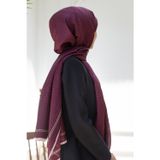 %100 İPEK ZİNCİR DESENLİ ŞARABİ - SİYAH RENKLİ ŞAL