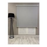 %100 Işık Geçirmez Blackout Stor Perde, Açık Gri, 60 x 200