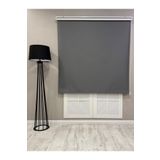 %100 Işık Geçirmez Blackout Stor Perde, Antrasit Gri, 130 x 200