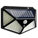 100 Ledli Sensörlü Güneş Enerjili Solar Duvar Kapı Bahçe Lambası
