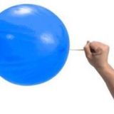100 lü Paket Lastikli İpli Punch Balon, Renkli Balon