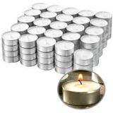 100 Lü Tea Light Mum Beyaz Tealight Mum
