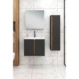 %100 Mdf - 65 Cm Lavina Banyo Dolabı + 30 Cm Lavina Boy Dolabı
