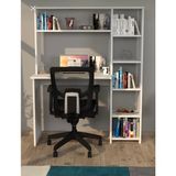 %100 Mdf Albert Çalışma Masası - TEK EBAT - Beyaz