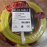 100 METRE 1x2,5 MM CCA NYAF ELEKTRİK KABLOSU - SARI
