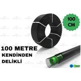 100 Metre Kendinden 100Cm Delikli Damla Sulama Borusu