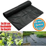 (100 Metre) Yer Sergenliği Jut En: 50 Cm Malç Sera Taban Gölge Sergenlik Örtüsü Yabani Ot Engelleme