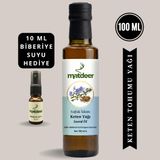 100 ml Keten Tohumu Yağı Soğuk Sıkım -%100 Saf ve Doğal | Taza Soğuk Sıkım