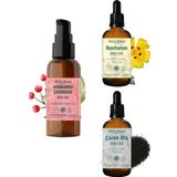 100 ml Kuşburnu Çekirdeği Yağı, Çörekotu Yağı 30ml, Kantaron Yağı 30ml