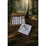 %100 Müslin 7li Bebek Ağız Silme Mendili - köpek