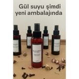 %100 Organik Gül Suyu Parlaklık Etkili ve Arındırıcı, Nem Sağlayan ve Yatıştırıcı Sprey 100 ml