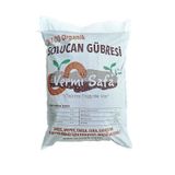%100 Organik Vermisafa Katı Solucan Gübresi 10 Kg Lamine Çuvallı