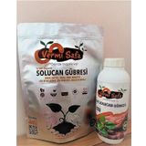 %100 Organik Vermisafa Solucan Gübresi 2 Kg Katı + 1 Lt Sıvı