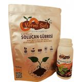 %100 Organik Vermisafa Solucan Gübresi 2 Kg Katı + 500 Ml Sıvı