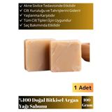 %100 Özel Üretim Organik Bitkisel Cilt Dostu El Yüz Vücut Cilt Saç Kullanım Argan Yağı Sabunu 1 Adt
