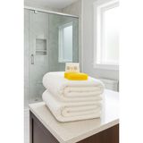 %100 Pamuk 175X 100 1000 gr Banyo Havlusu - 175 x 100 cm - Beyaz