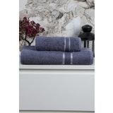 100 Pamuk 2 Parça Kadın/Erkek Banyo Duş Hamam Havlu Seti 90x150 Cm