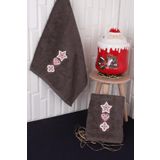 100 Pamuk 50X80 Christmas Yilbasi El Havlusu
