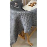 %100 PAMUK 6 KATLI MÜSLİN YORGAN PİKE YATAK ÖRTÜSÜ (ANTRASİT, 110X120 BEBE)